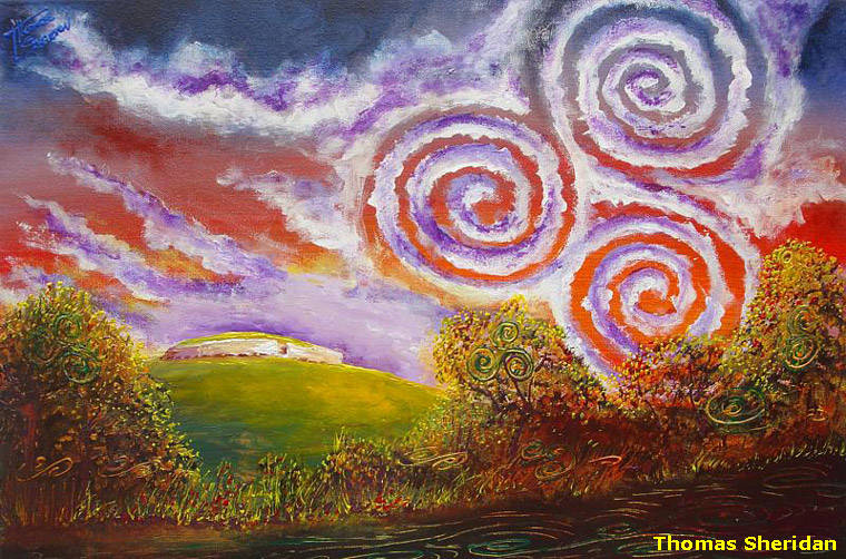 Newgrange by Thomas Sheridan