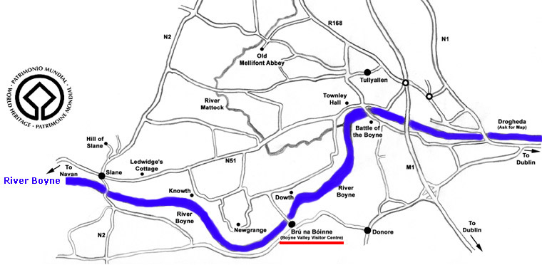 Boyne Valley Map