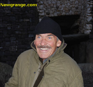 Martin Brennan at Newgrange