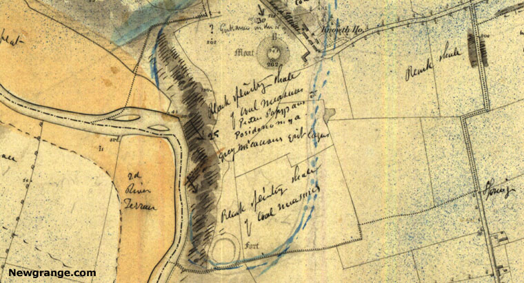 Knowth map dated 1837